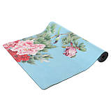 Замшевий двошаровий килимок для йоги 183x61x0.3 см Record FI-5662-29, фото 2