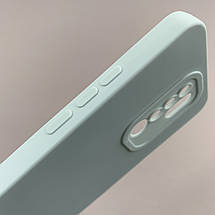 Чохол для Xiaomi Redmi 9 чохол однотонний із захистом камери на телефон сяомі редмі 9 блакитний s2l, фото 4
