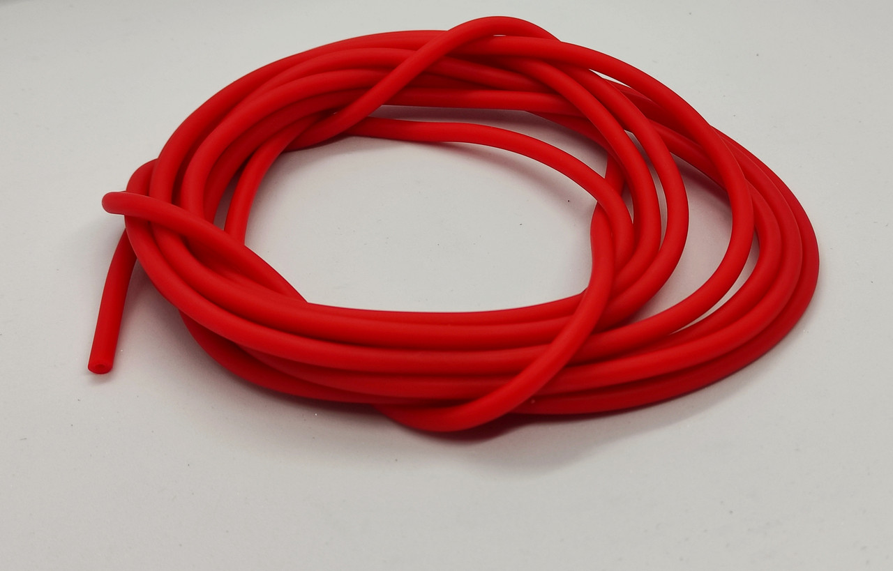 Круглий гумовий джгут резинка червона метраж ф2050, натуральний латекс гумки для риболовлі джгут для риболовлі