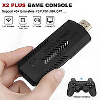 Игровая приставка X2 Plus 64gb GD10 беспроводные джойстики, приставка для ТВ консоль, Game Stick HDMI 1080P \