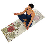 Замшевий двошаровий килимок для йоги 183x61x0.3 см Record FI-5662-32, фото 8