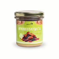 Aрахісова паста з добірними ягодами (журавлина, курага, фінік, родзинка) Мантека 180 г