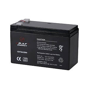 Акумуляторна батарея 12В 7Аг Kraft 12V7Ah/20Hr F2 AGM свинцево-кислотна (44-00046), фото 1
