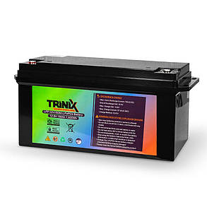 Акумуляторна батарея літій-залізо-фосфатна 12В 150Аг Trinix 12V150Ah LiFePo4 (44-00003), фото 1
