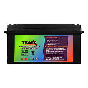 Акумуляторна батарея літій-залізо-фосфатна 12В 150Аг Trinix 12V150Ah LiFePo4 (44-00003), фото 3