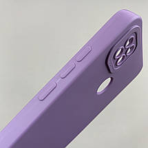 Чохол для Xiaomi Redmi 9C чохол однотонний із захистом камери на телефон сяомі редмі 9с фіолетовий s2l, фото 4