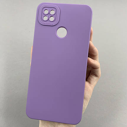 Чохол для Xiaomi Redmi 9C чохол однотонний із захистом камери на телефон сяомі редмі 9с фіолетовий s2l, фото 1