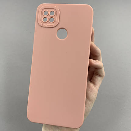 Чохол для Xiaomi Redmi 9C чохол однотонний із захистом камери на телефон сяомі редмі 9с бежевий s2l, фото 1