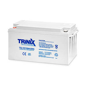 Акумуляторна батарея гелева 12В 150Аг Trinix TGL12V150Ah/20Hr GEL (44-00013), фото 1