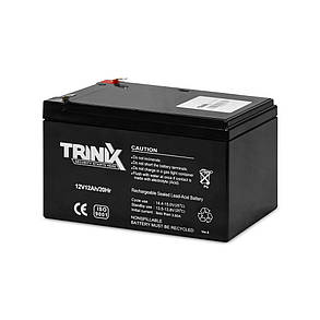Акумуляторна батарея 12В 12Аг Trinix 12V12Ah/20Hr AGM свинцево-кислотна (44-00033), фото 1