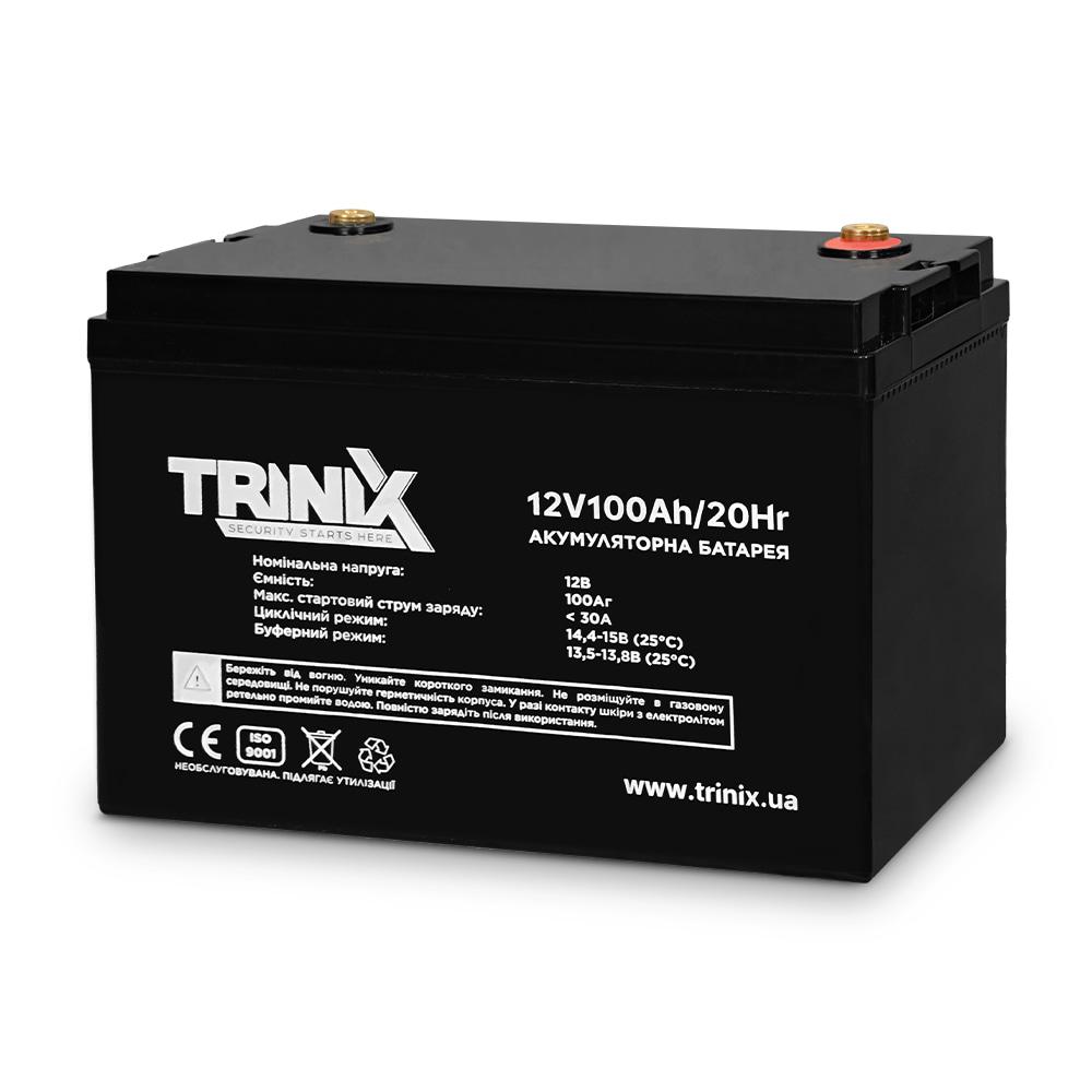 Trinix 12V100Ah/20Hr AGM Акумуляторна батарея 12В 100Аг свинцево-кислотна (44-00047)