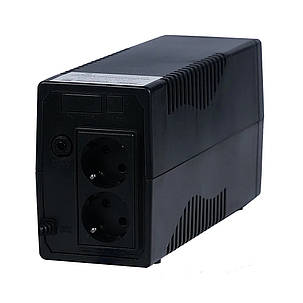 Джерело безперебійного живлення KRF-650VA/390W(LED)LiFePO4 UPS Kraft (42-00080), фото 2