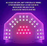 Професійна UV/LED лампа S60 для манікюру, 68 Вт., на акумуляторі (15600mAh), фото 6