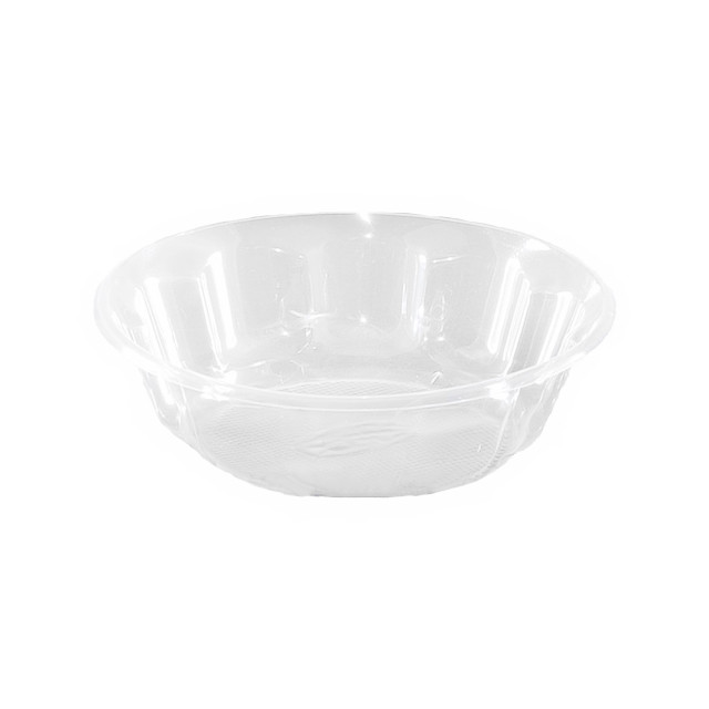 Тарілка креманка пластикова одноразова прозора для харчових продуктів 100 шт / одноразовий посуд