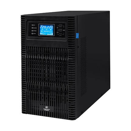 Джерело безперебійного живлення KRF-T1000VA/1KW(LCD)Ex Pro Online UPS Kraft (42-00015), фото 1