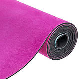 Замшевий двошаровий килимок для йоги 183x61x0.3 см Record FI-5662-36, фото 5