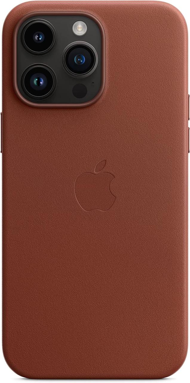 Оригінальний Чохол Apple Leather Case with MagSafe Umber для iPhone 14 Pro Max
