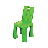 Дитячий пластиковий Стіл і 2 стільці 04680/2 зелений, фото 3