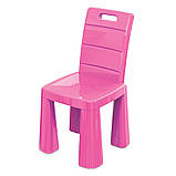 Дитячий пластиковий Стіл і 2 стільці 04680/3 рожевий, фото 3