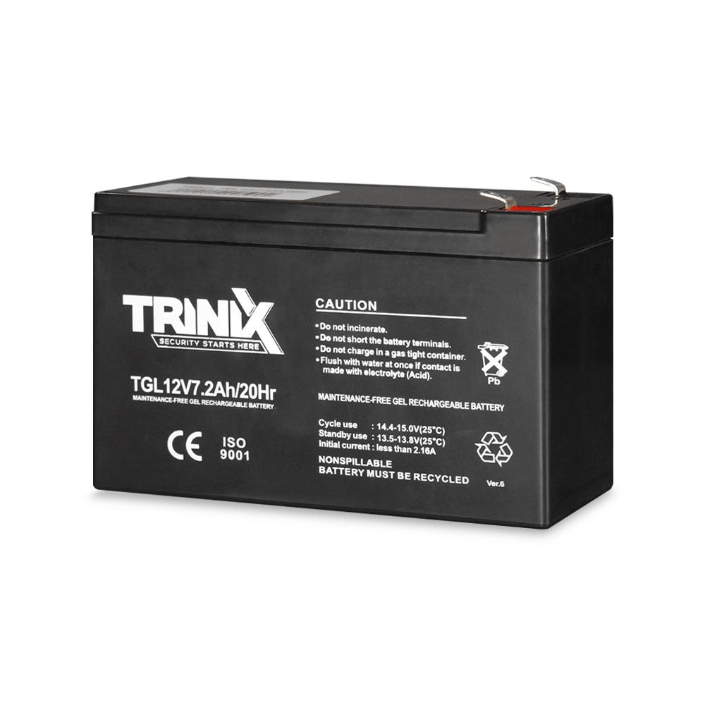 Акумуляторна батарея гелева 12В 7.2Аг Trinix TGL12V7.2Ah/20Hr GEL (44-00060)