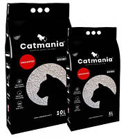 Наполнитель бентонитовый для котов CATMANIA натуральный белый 10л