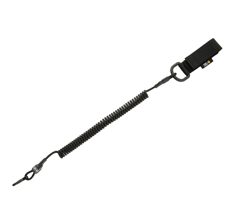 Шнур-ретрактор для зброї з D-подібним кільцем M-Tac Lite Black 51436002