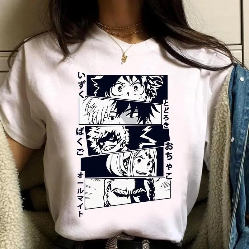 Жіноча футболка Аніме Моя Геройська академія мультфільм, T-shirt Anime My Hero Academia