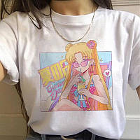 Футболка Аниме Сейлор Мун лето |Unisex| by FUTBOLKA.TOP | T-shirt Anime Sailor Moon summer
