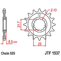 Зірка привідна, JT Sprocket JTF1537.15RB