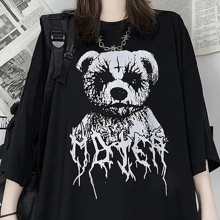 Жіноча футболка Аніме харадюку панда, Anime Harajuku Panda T-shirt