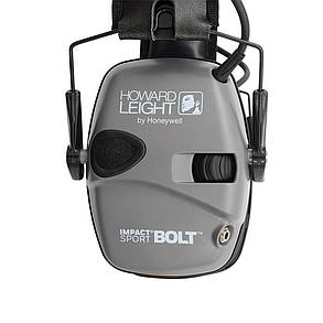 Активні захисні навушники Howard Leight Impact Sport BOLT R-02232 Gray (R-02232), фото 3