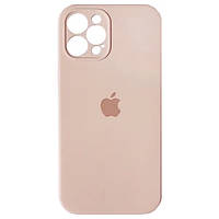 Чехол Silicone Case Full Camera для iPhone 13 Pro Pink Sand (силиконовый кейс пудровый на айфон 13 про)