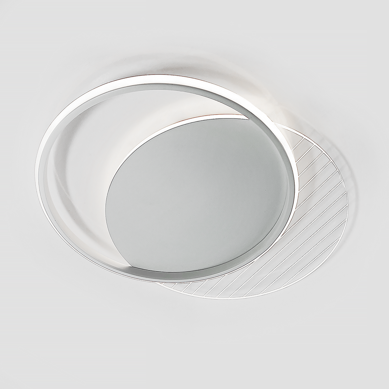 Люстра світлодіодна AMATO 60W 2R WHITE Люстра з пультом управління, фото 1