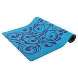 Килимок для йоги замшевий двошаровий 183x61x0.3 см Record FI-5662-41, фото 2