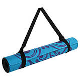 Килимок для йоги замшевий двошаровий 183x61x0.3 см Record FI-5662-41, фото 8