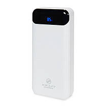 Повербанк 20000mAh Power Bank Kraft KPB-2020FC White 22.5W QC3.0 (43-00058), фото 3