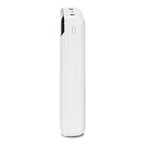 Повербанк 20000mAh Power Bank Kraft KPB-2020FC White 22.5W QC3.0 (43-00058), фото 4
