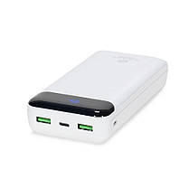 Повербанк 20000mAh Power Bank Kraft KPB-2020FC White 22.5W QC3.0 (43-00058), фото 5