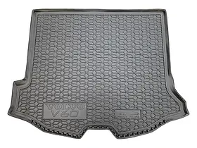 Килимок багажника Volvo V60 (2013>) гумовопластиковий (AVTO-Gumm)