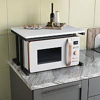 Кухонная подставка для микроволновки и бытовой техники в стиле ЛОФТ 50х36х38 см Белый