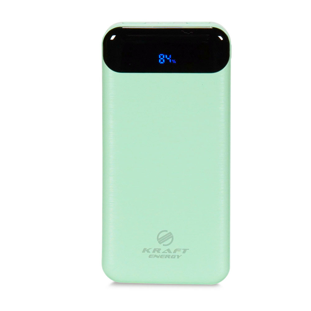 Повербанк 20000mAh Power Bank Kraft KPB-2020FC Green 22.5W QC3.0 (43-00095)