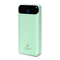 Повербанк 20000mAh Power Bank Kraft KPB-2020FC Green 22.5W QC3.0 (43-00095), фото 2