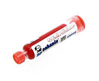 Лак изоляционный Mechanic RY-UVH900, красный, в шприце, 10 ml (LH10 UV curing solder proof printing ink)
