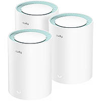 Маршрутизатор WiFi Mesh-система WiFi 5 Cudy M1300 (3-Pack) 3 штуки дводіапазонні гігабітні (73-00511)