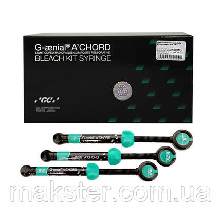 G-AENIAL A'CHORD Bleach Kit, набір 3 шприци (BW, BOW, JE), фото 1