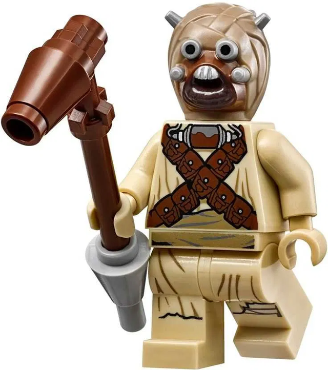 Lego  Tusken Raider із серіїї Star Wsrs фігурка з шипами на голові 912283