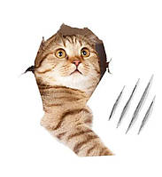 Наліпка інтер'єрна з 3D ефектом КІТ 05