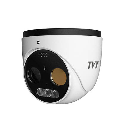 Тепловізійна IP-відеокамера 5Mp TVT TD-5525E1-VT(7/PE) f=8mm, thermal 256x192 f=7mm (77-00321), фото 1