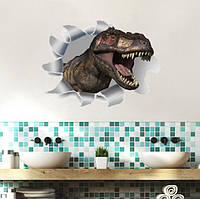 Наліпка інтер'єрна з 3D ефектом ДИНОЗАВР