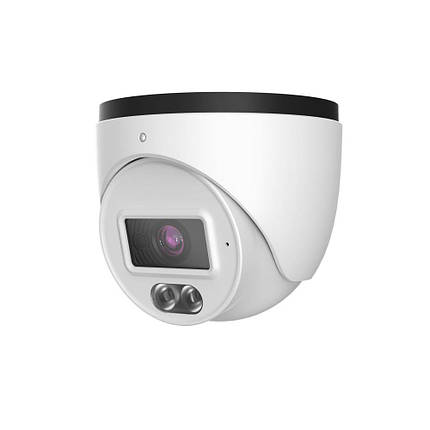 IP-відеокамера 4Mp TVT TD-9544S4L-C(D/PE/AW1) White f=2.8mm, ІЧ+LED-підсвічування, з мікрофоном (77-00323), фото 1